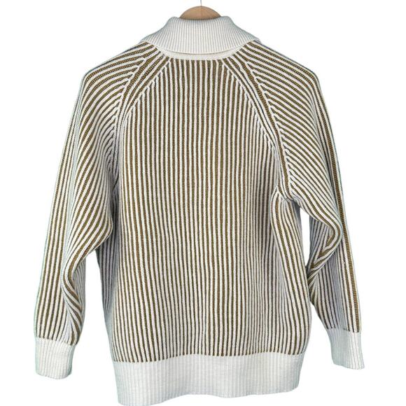 Mara Hoffman Size XS Juliana Sweater Cream & Raw Sienna Climate Beneficial Wool - Picture 14 of 16